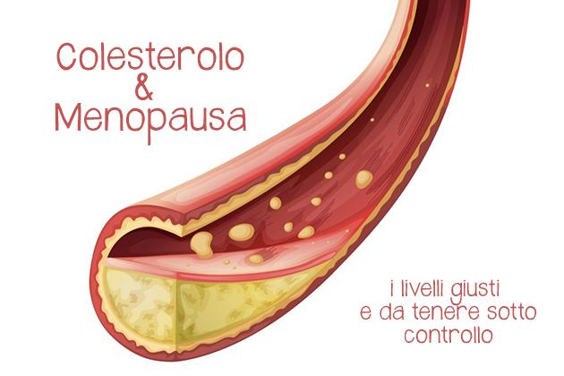 Colesterolo alto in menopausa