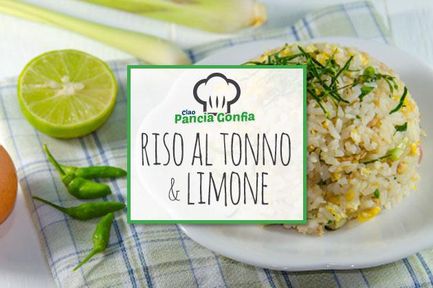 Ricette Ciao Pancia Gonfia: riso al tonno e limone
