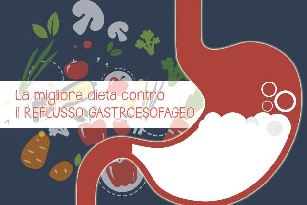 La migliore dieta contro i sintomi di reflusso gastrico